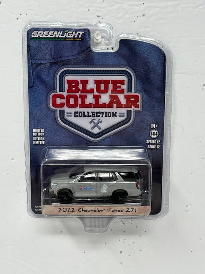 Greenlight Blue Collar 2022 Chevrolet Tahoe Z71 1:64 Diecast