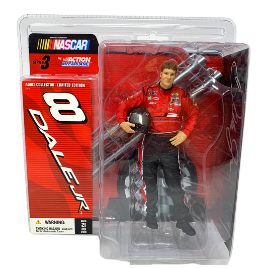 McFarlane Action Nascar #8 Dale Earnhardt Jr. Series 3 Figurine
