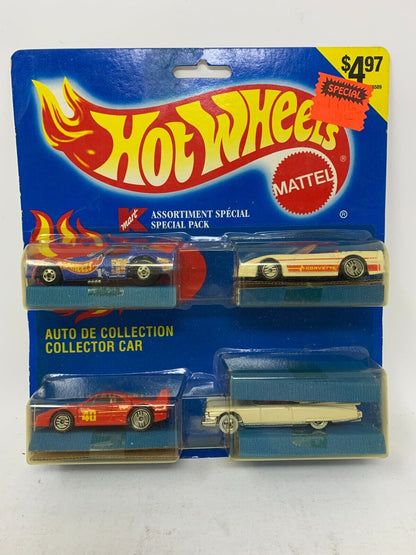 Hot Wheels 1990 Kmart Special Pack 4-Pack 1:64 Diecast Gift Pack
