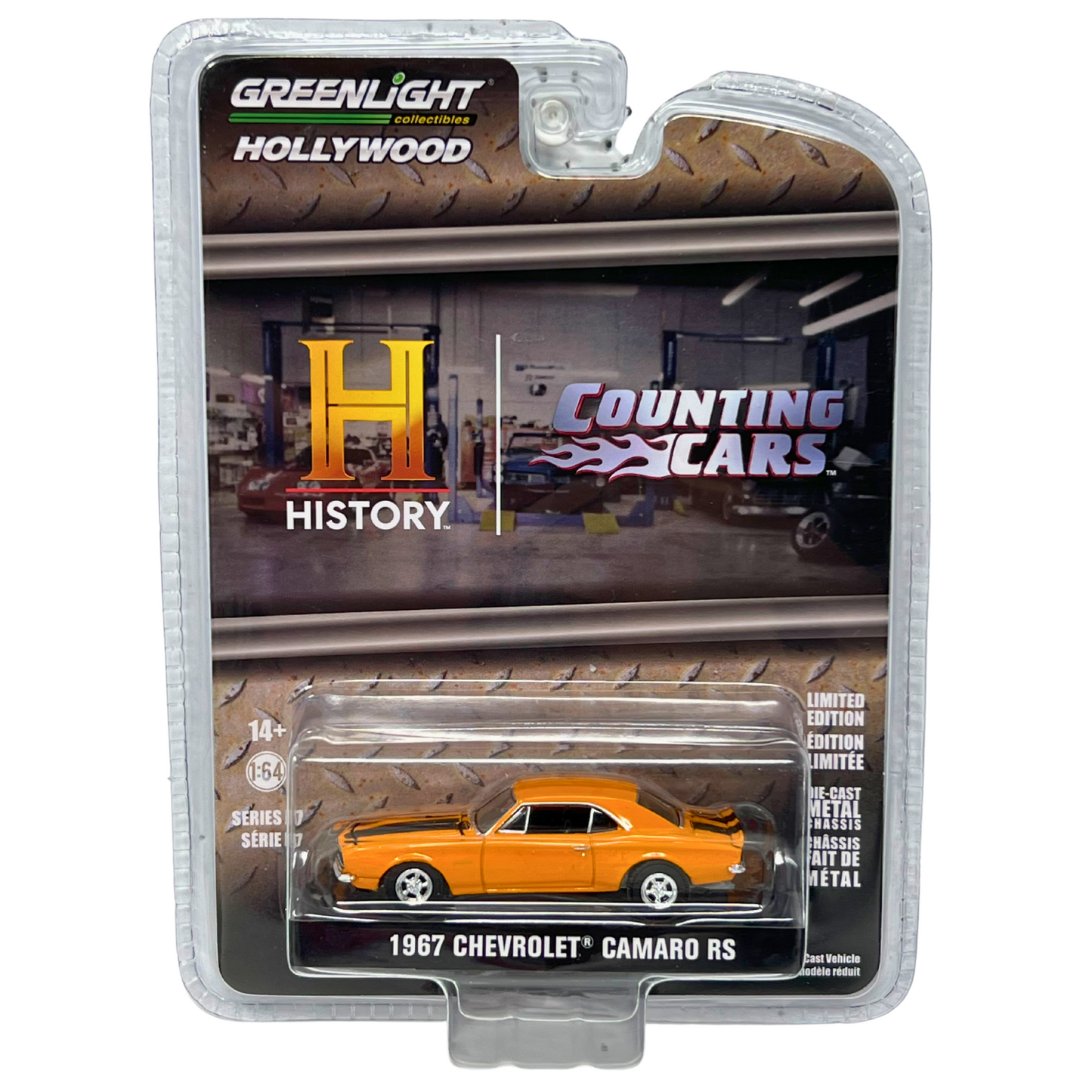 Greenlight Hollywood History Counting Cars 1967 Chevrolet Camaro RS 1:64 Diecast