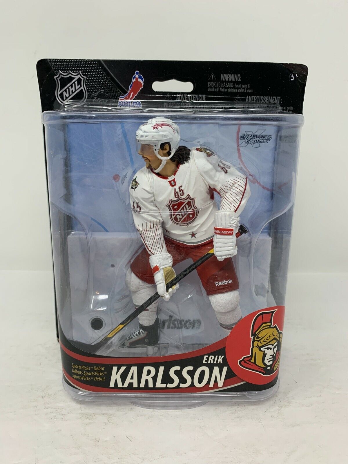 Mcfarlane NHL Erik Karlsson Ottawa Senators Series 33 Bronze #1500 Figure