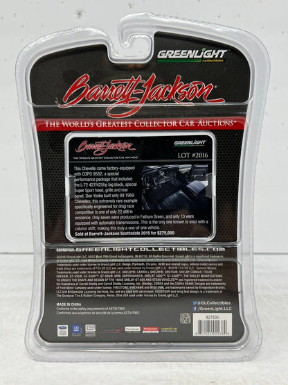 Greenlight Barrett-Jackson 1969 Chevrolet Yenko COPO Chevelle 1:64 Diecast