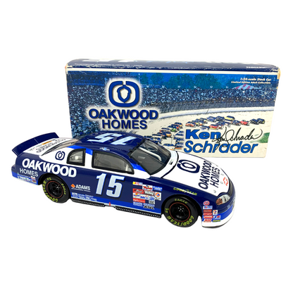 Action Nascar Ken Schrader #15 Oakwood Homes 1999 Monte Carlo Bank 1:24 Diecast