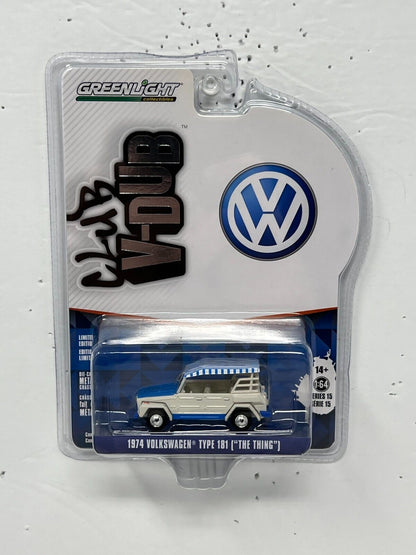 Greenlight Club V-Dub 1974 Volkswagen Type 181 "The Thing" 1:64 Diecast