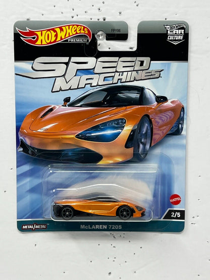 Hot Wheels Premium Speed Machines McLaren 720S 1:64 Diecast