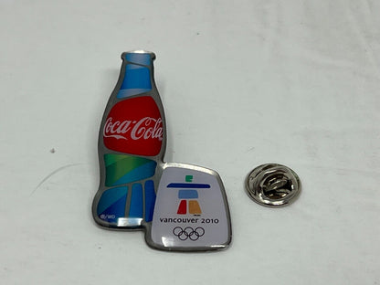 2010 Vancouver Winter Games Coca-Cola Coke Bottle Olympics Lapel Pin P2