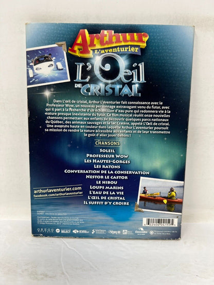 Arthur L'aventurier: L'Oeil De Cristal (DVD, 2012) Family Good Condition!!!