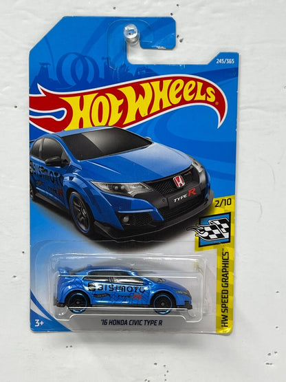 Hot Wheels HW Speed Graphics '16 Honda Civic Type R JDM 1:64 Diecast