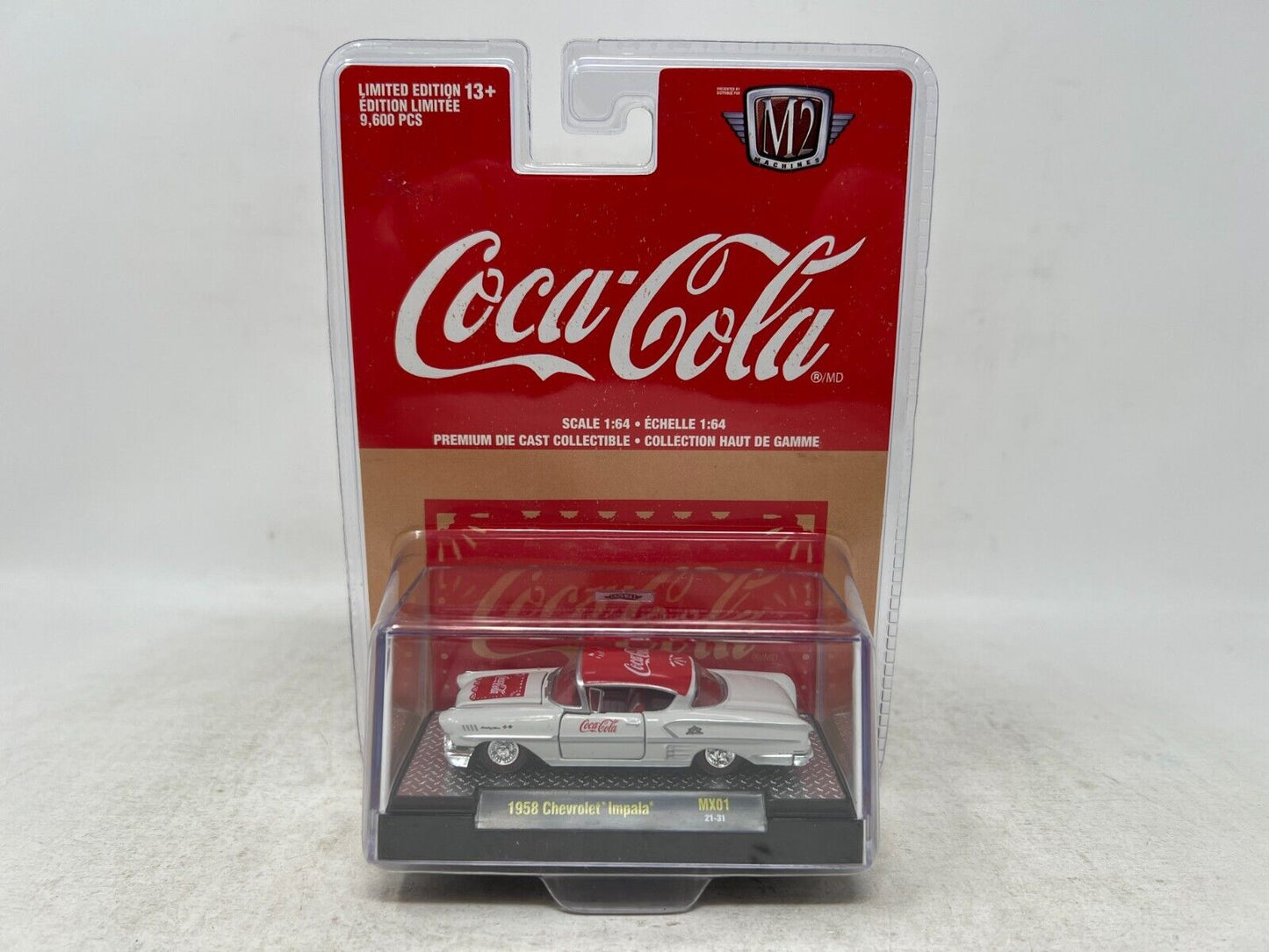 M2 Machines Coca-Cola 1958 Chevrolet Impala MX01 1:64 Diecast