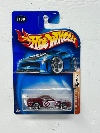Hot Wheels Tech Tuners Super Tsunami Red JDM 1:64 Diecast