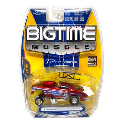 Jada Bigtime Muscle Drag Series '63 Corvette Sting Ray Funny Car 1:64 Diecast