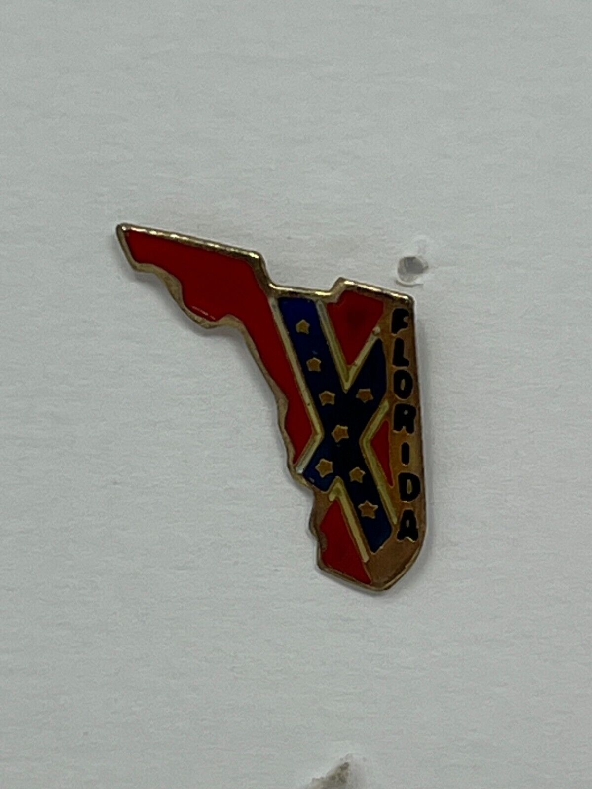 Florida State Map Cities & States Lapel Pin P2