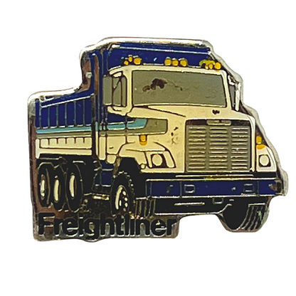 Freightliner Dump Semi Truck Lapel Pin