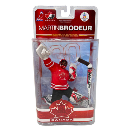 McFarlane Team Canada Series 2 Martin Brodeur Red Jersey Action Figure