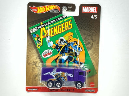 Hot Wheels Premium Marvel The Avengers Hiway Hauler 2 1:64 Diecast