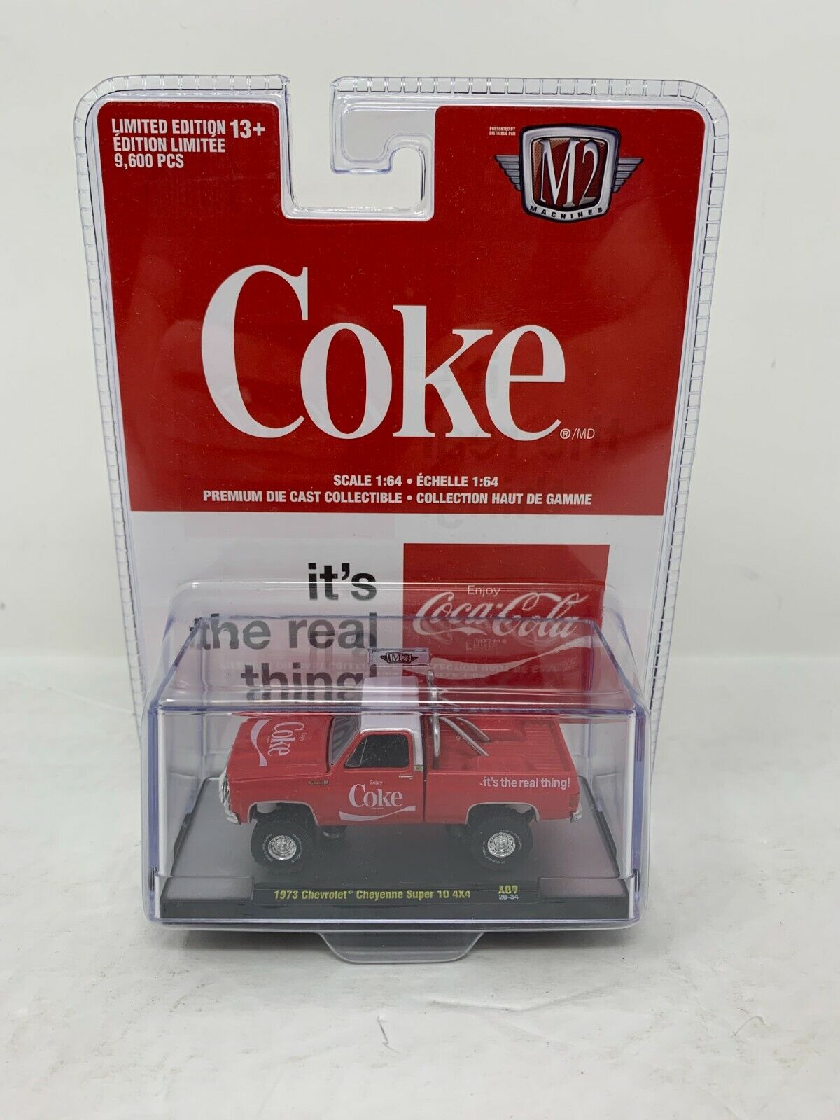 M2 Machines Coke 1973 Chevrolet Cheyenne Super 10 4x4 1:64 Diecast