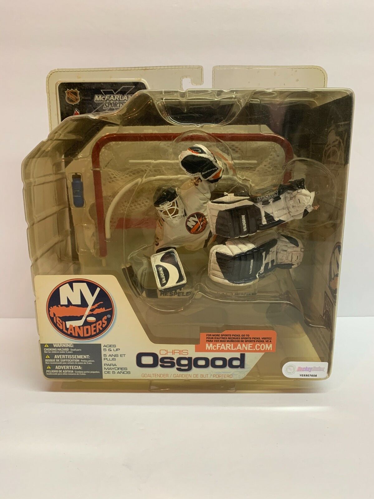 Mcfarlane NHL Chris Osgood New York Islanders White Jersey Series 3 Figure