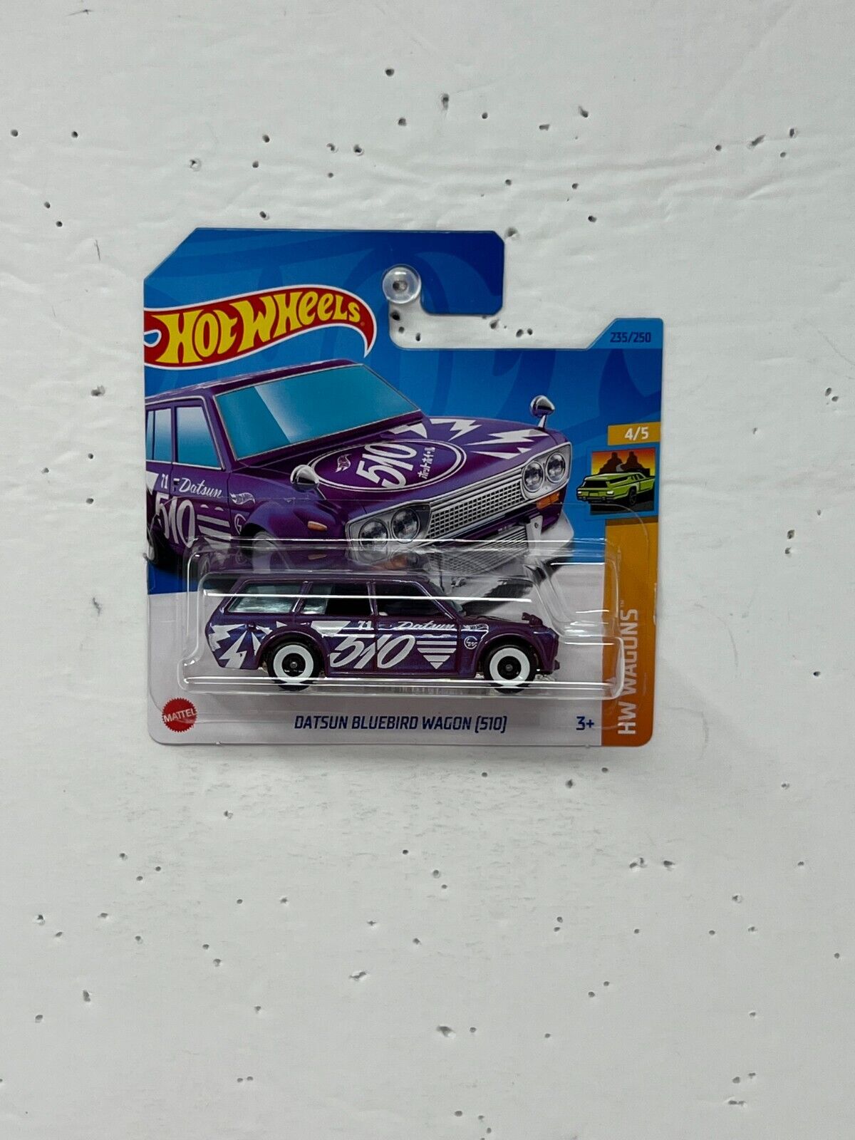 Hot Wheels HW Wagons Datsun Bluebird Wagon (510) JDM 1:64 Diecast Short Card