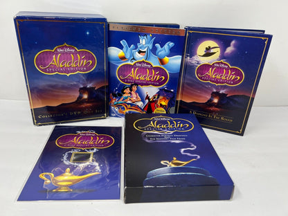 Disney Aladdin Collector's (DVD) Gift Set Movie Boxset Good Condition!!!