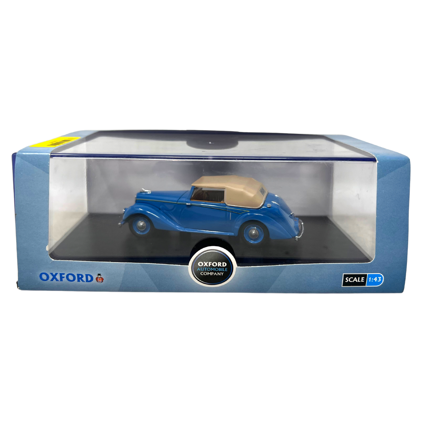 Oxford Diecast Armstrong Siddeley Hurricane Closed Bluebird Blue 1:43 Diecast