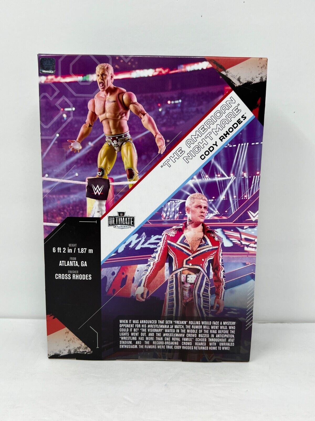 WWE Cody Rhodes Ultimate Edition American Nightmare Mattel Action Figure Mattel Toys