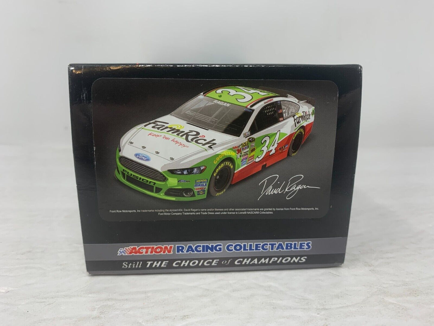 Lionel Racing Nascar #34 David Ragan Farm Rich 2014 Ford Fusion 1:24 Diecast