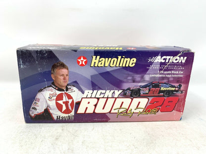 Action Nascar #28 Ricky Rudd Havoline Memorial 2001 Ford Taurus 1:24 Diecast