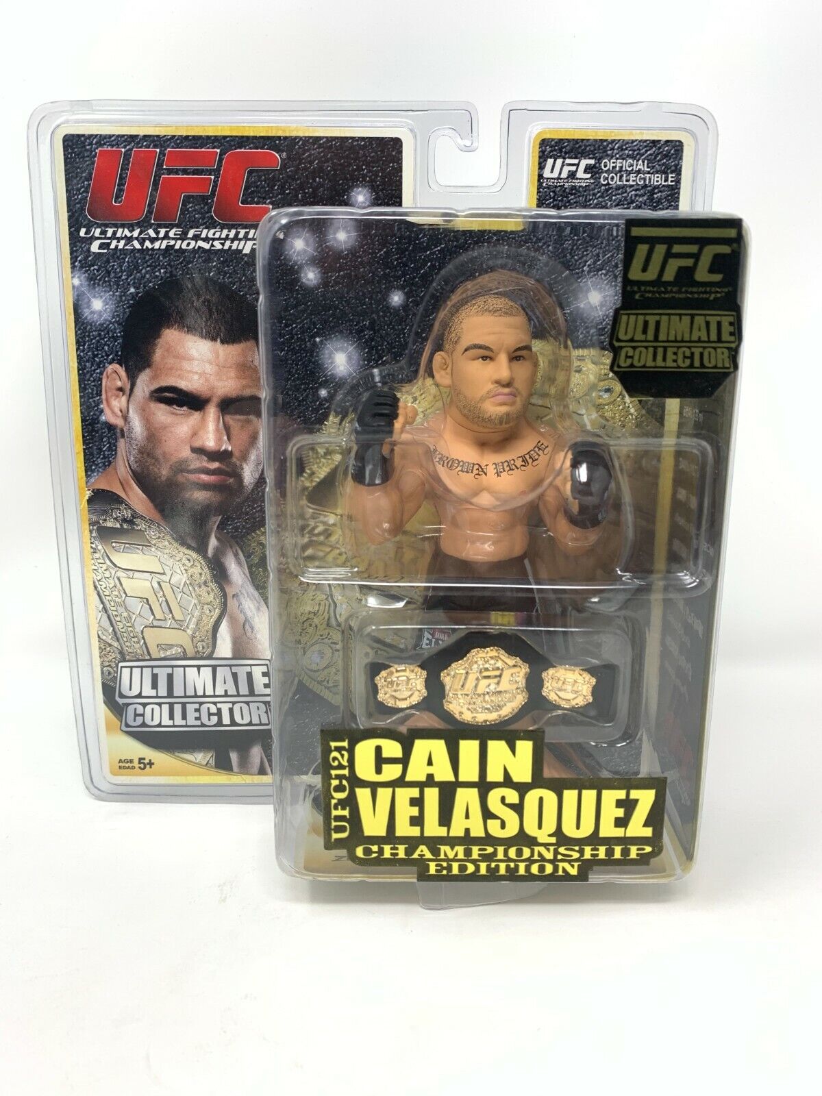 Round 5 UFC Cain Velasquez Ultimate Collector UFC 121 Championship Action Figure