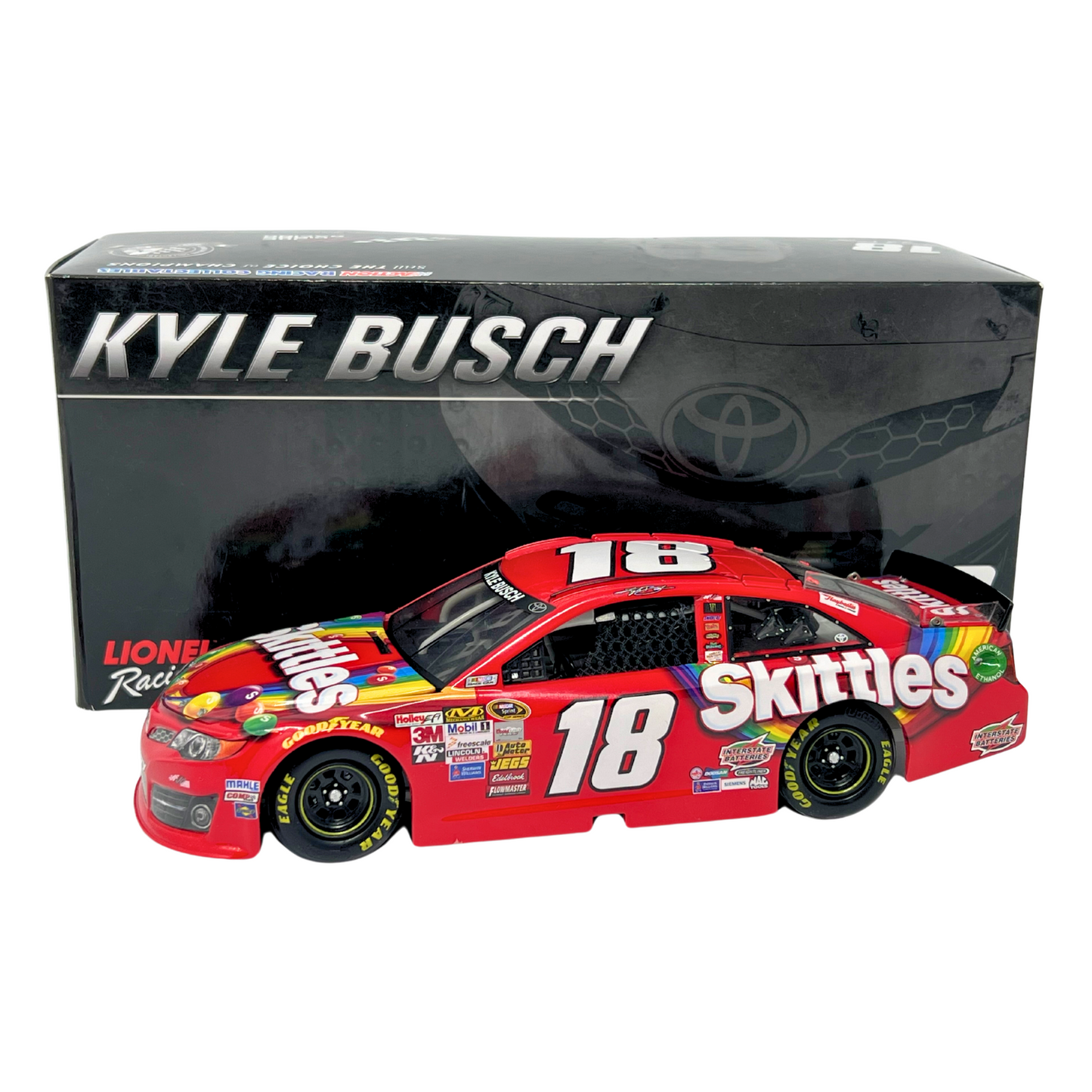 Lionel Nascar #18 Kyle Busch Skittles 2014 Toyota Camry 1:24 Diecast