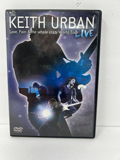 Keith Urban Love, Pain & the Whole Crazy World Tour (DVD, 2008) Music Concert