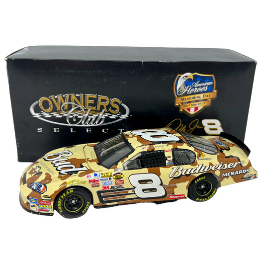 Nascar #8 Budweiser Dale Earnhardt Jr. American Heroes Memorial Day 1:24 Diecast