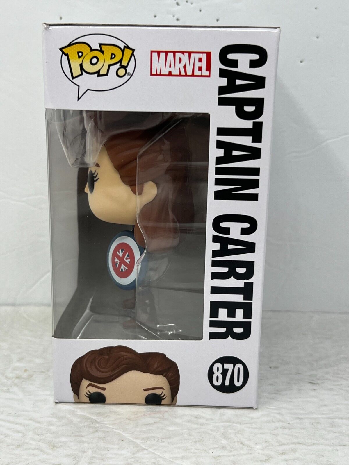 Funko Pop! Marvel Studios What If... #870 Captain Carter Bobble-Head