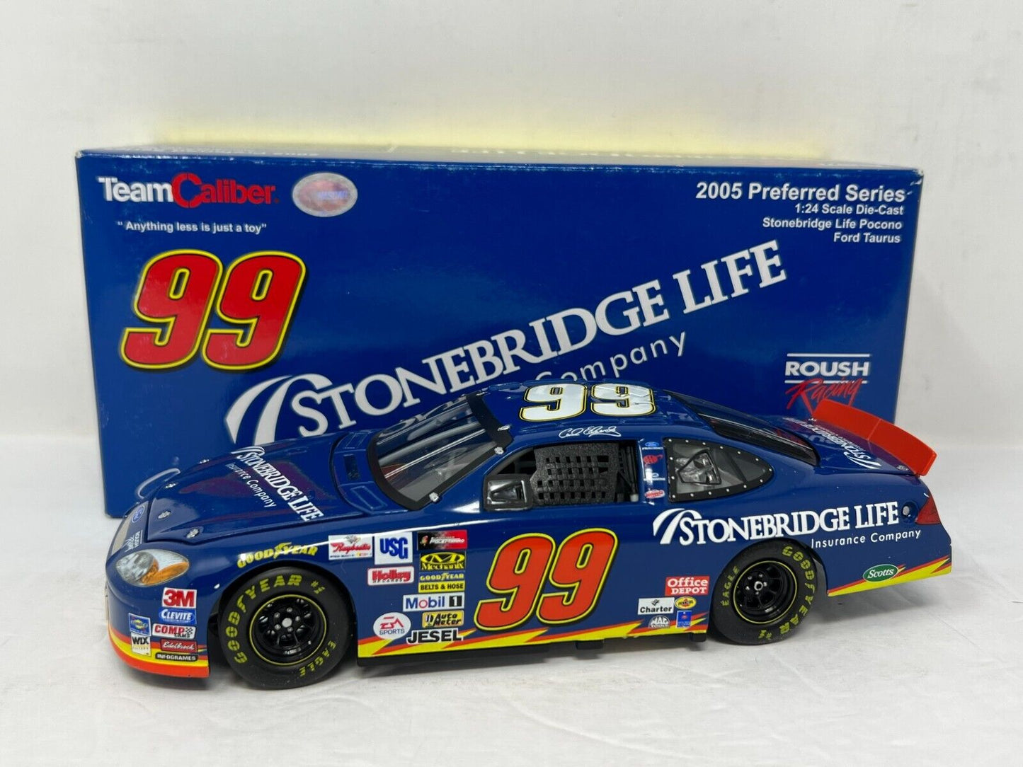 Team Caliber Nascar #99 Carl Edwards Stonebridge Life Ford Taurus 1:24 Diecast