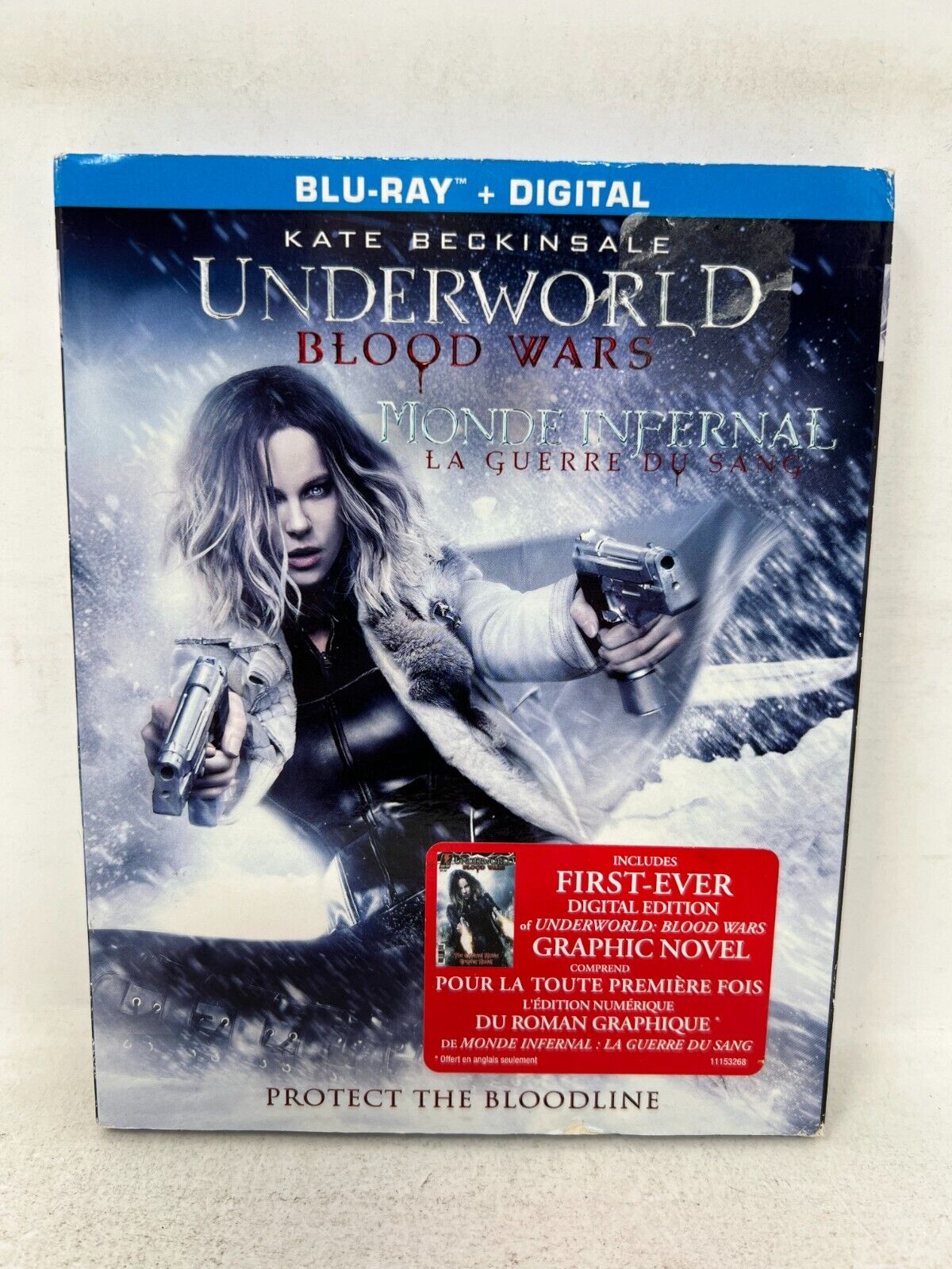 Underworld: Blood Wars (Blu-ray, 2017) Kate Beckinsale Fantasy Good Condition!!!