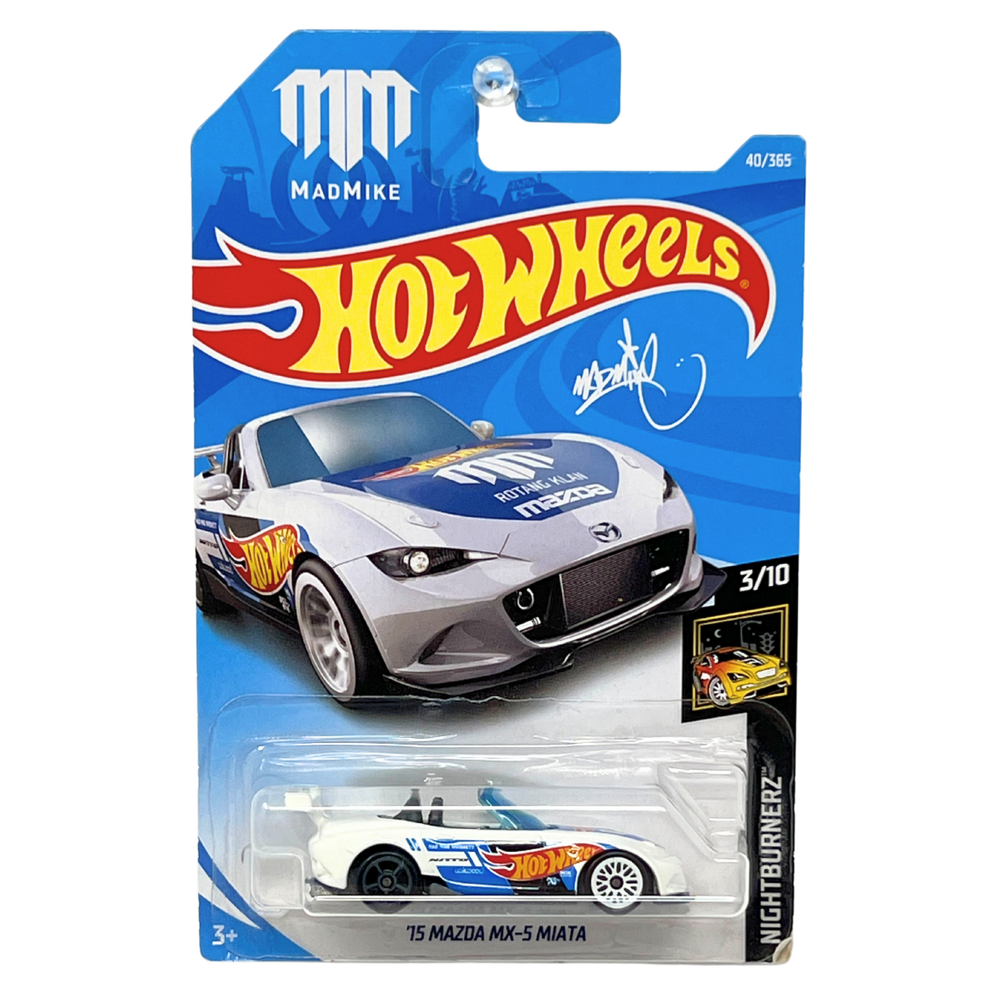 Hot Wheels Nightburnerz 2015 Mazda MX-5 Miata JDM 1:64 Diecast