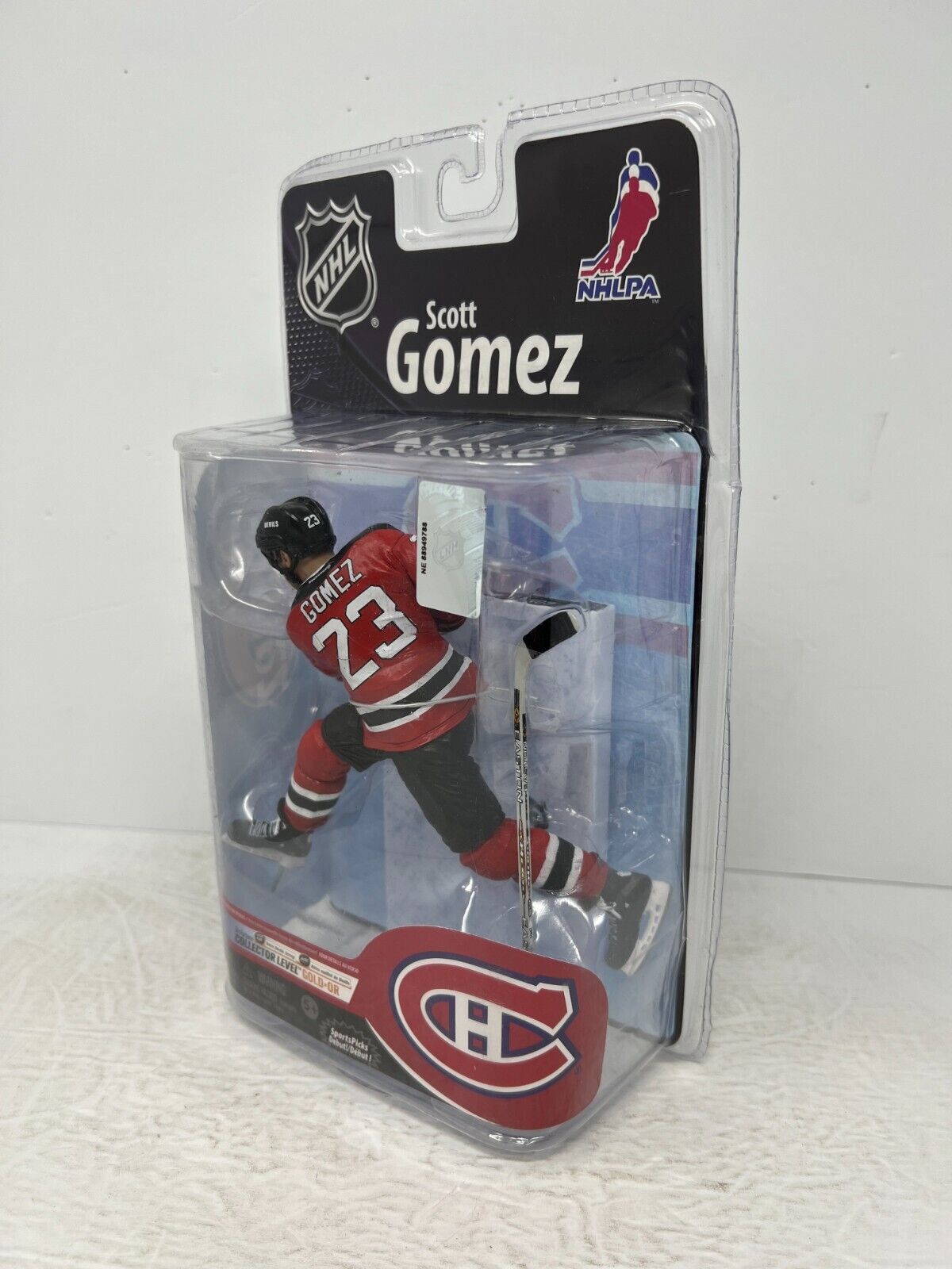 McFarlane NHL Series 25 Scott Gomez Montreal Canadiens Gold Level Collector /500