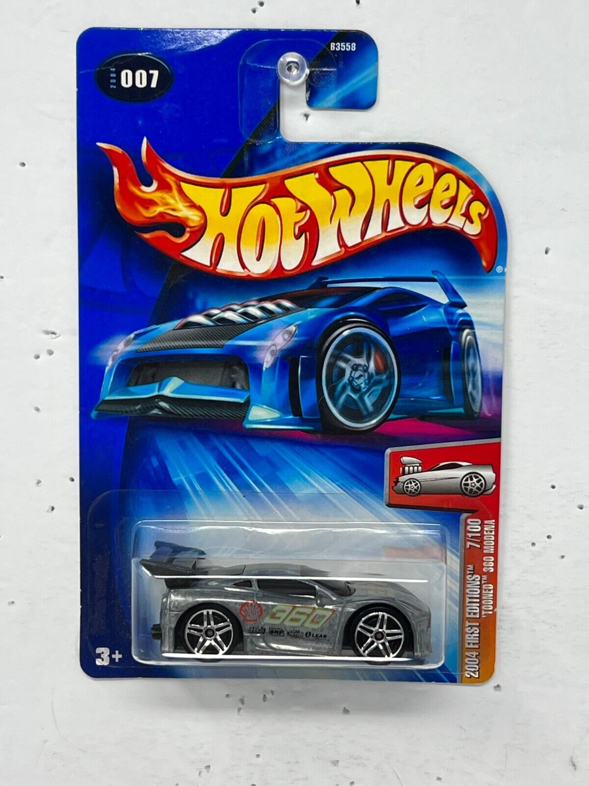 Hot Wheels 2004 First Editions Zamac 'Tooned 360 Modena 1:64 Diecast