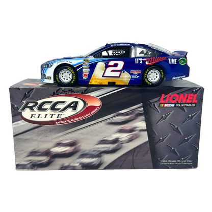 Lionel RCCA Elite Nascar #2 Brad Keselowski Miller Lite 2013 Fusion 1:24 Diecast