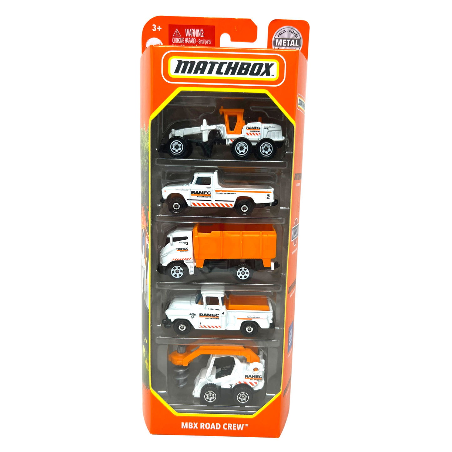 Matchbox 2020 MBX Road Crew 5-Pack 1:64 Diecast