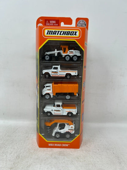 Matchbox 2020 MBX Road Crew 5-Pack 1:64 Diecast