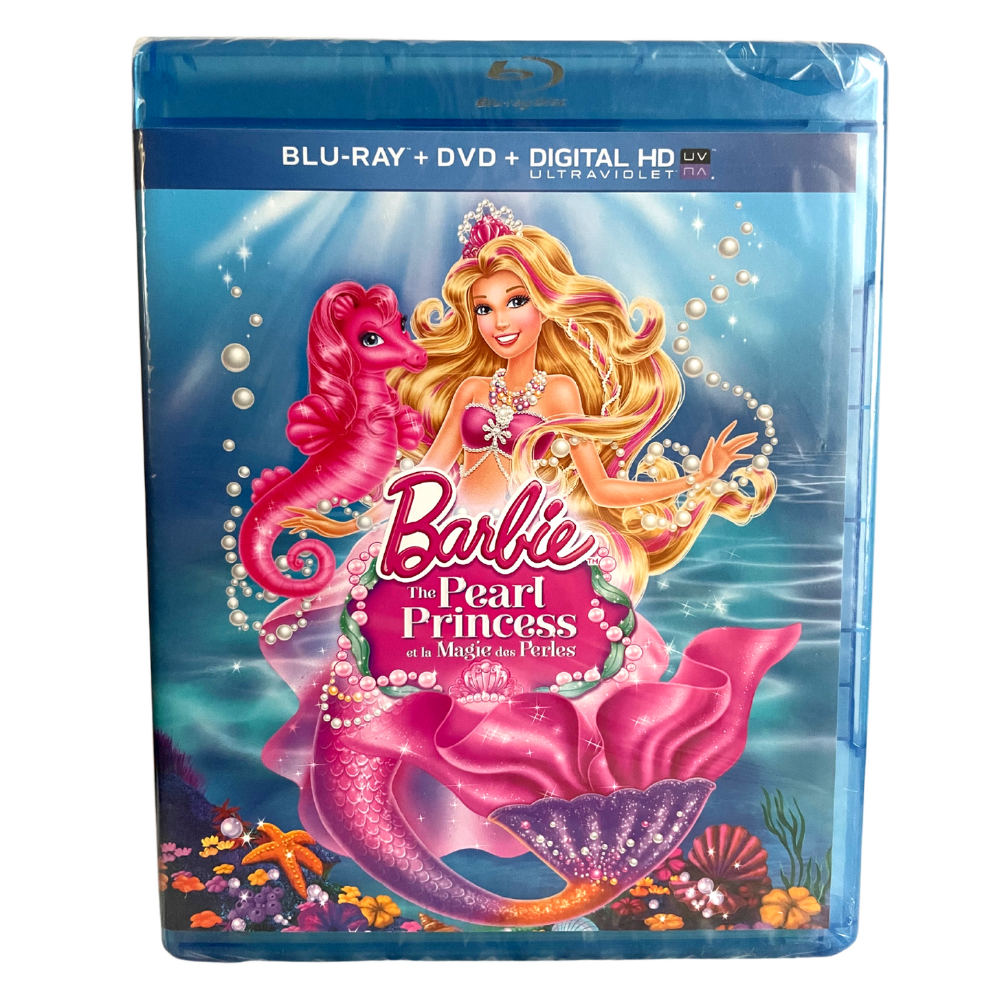 Barbie The Pearl Princess (Blu-ray, 2014) Kids Cartoon New and Sealed!!