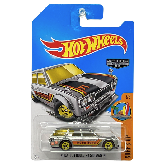 Hot Wheels Zamac Surf's Up 1971 Datsun Bluebird 510 Wagon JDM 1:64 Diecast