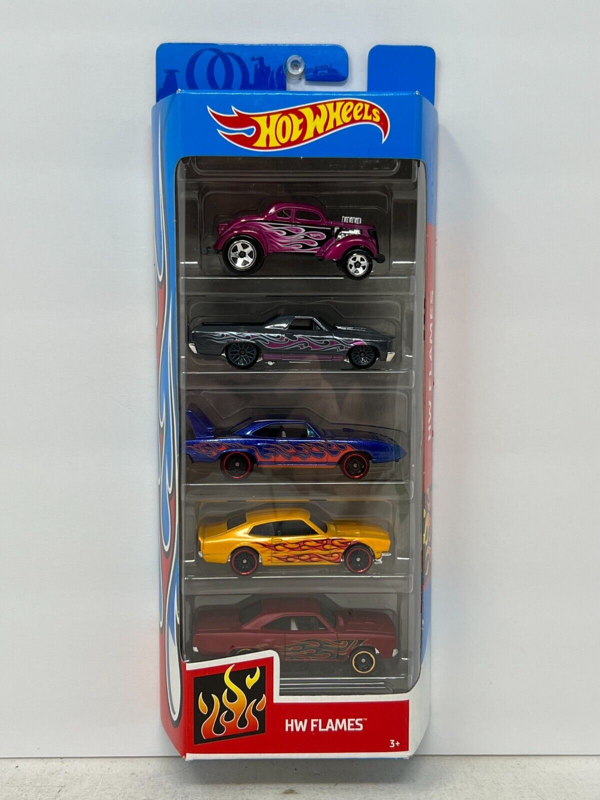 Hot Wheels 2019 HW Flames 5-Car Set 1:64 Diecast