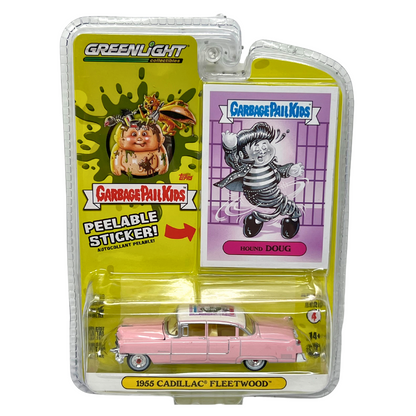 Greenlight Garbage Pail Kids Hound Doug 1955 Cadillac Fleetwood 1:64 Diecast