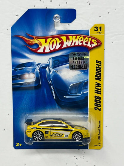 Hot Wheels 2008 New Models '08 Ford Focus 2008 Factory Sealed Set  1:64 Diecast