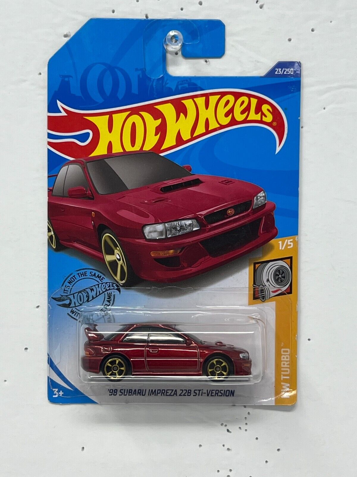 Hot Wheels HW Turbo 1998 Subaru Impreza 22B STi-Version JDM 1:64 Diecast Red