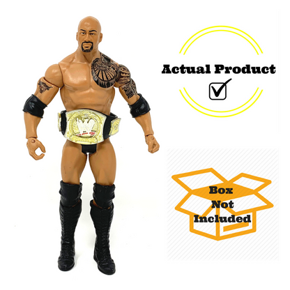 WWE The Rock Signature Series Basic Wrestling Action Figure with Spinner Belt