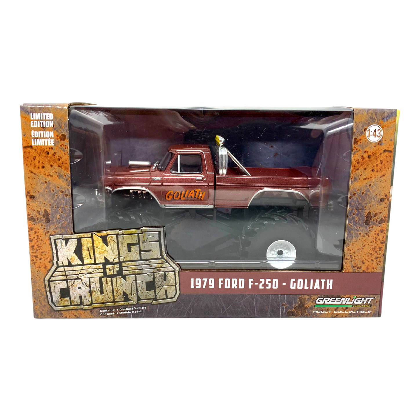 Greenlight Kings of Crunch 1975 Ford F-250 Goliath 1:43 Diecast