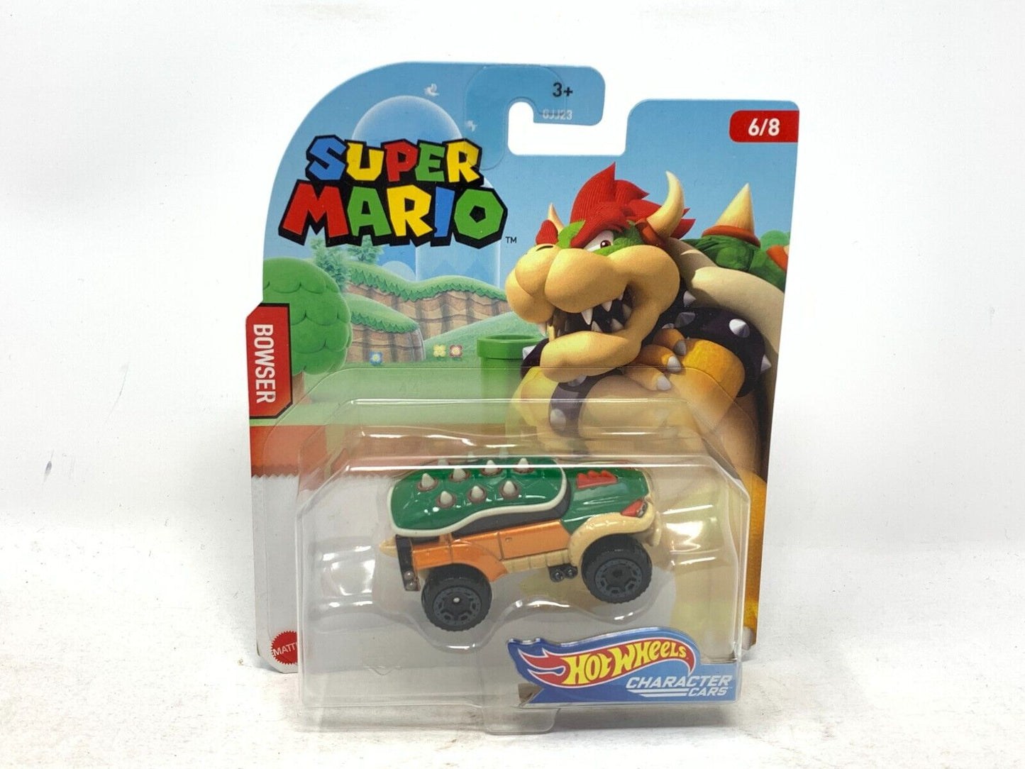 Hot Wheels Super Mario Character Cars Bowser 1:64 Diecast