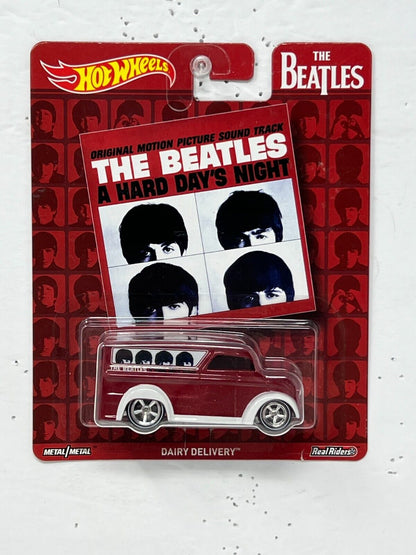 Hot Wheels The Beatles Dairy Delivey Real Riders 1:64 Diecast